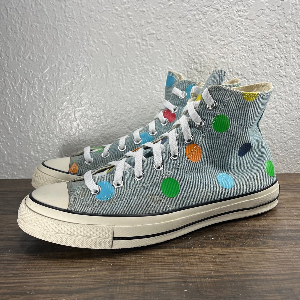 Converse Chuck 70 High Tyler The Creator Polka Dot Shoes - M 10.5 - W 12.5 - Picture 2 of 9